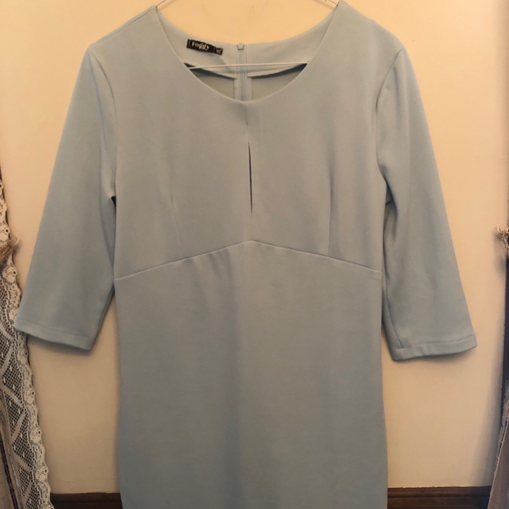 Light Blue Bodycon Dress